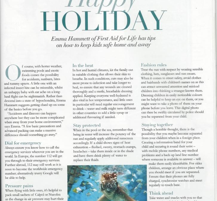 Baby&Me Magazine – Keeping Kids Safe on Holiday