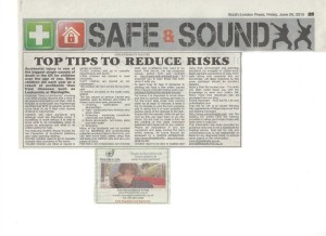 South london press top tips to reduce risks