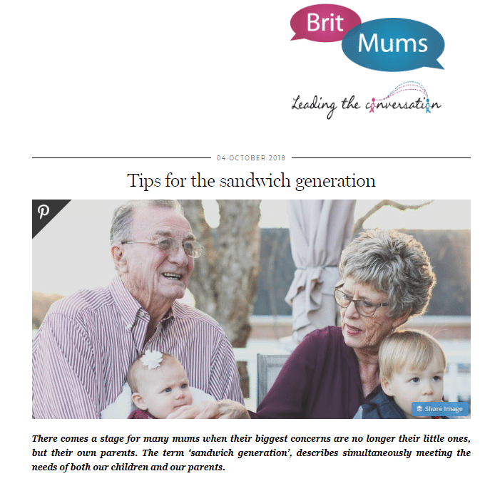 Britmums the Sandwich Generation
