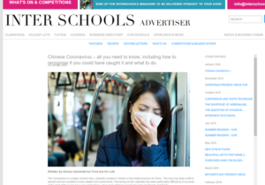 interschools coronavirus article