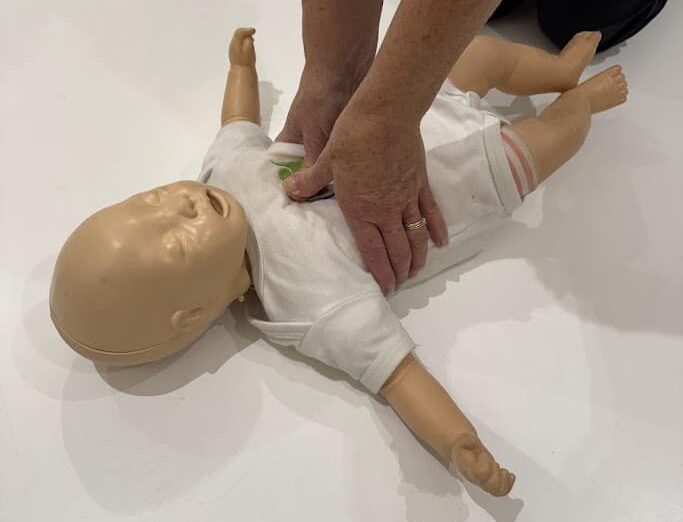 cpr on a baby