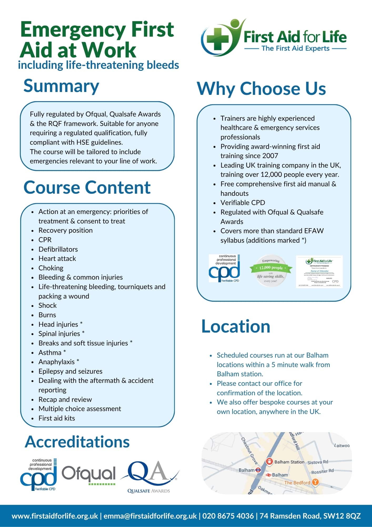 EFAW course outline
