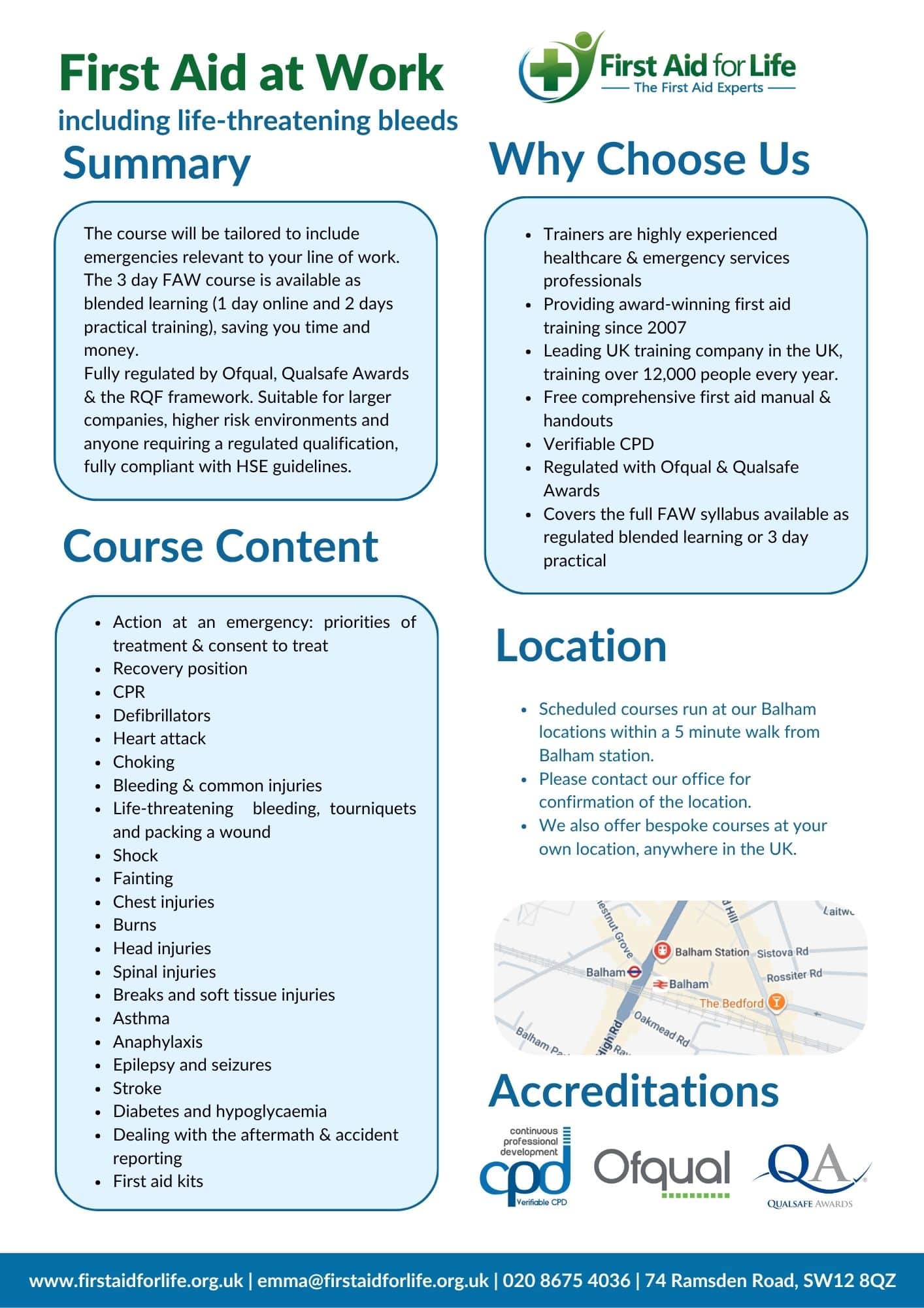 FAW course outline